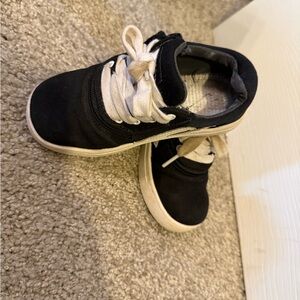 Classic Black and White Kids Sneakers